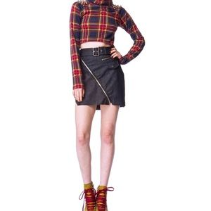 COPY - UNIF Carnaby Moto skirt